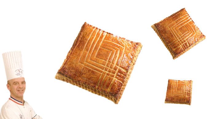 Empanada de hojaldre con piña y ron